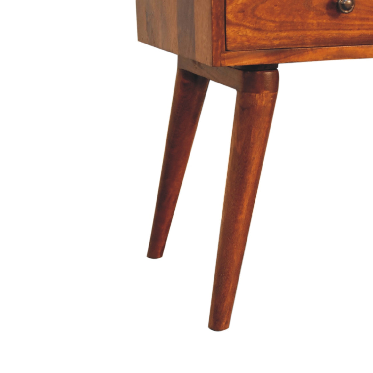 Solid Mango Wood Bedside Cabinet Collective - Birmingham