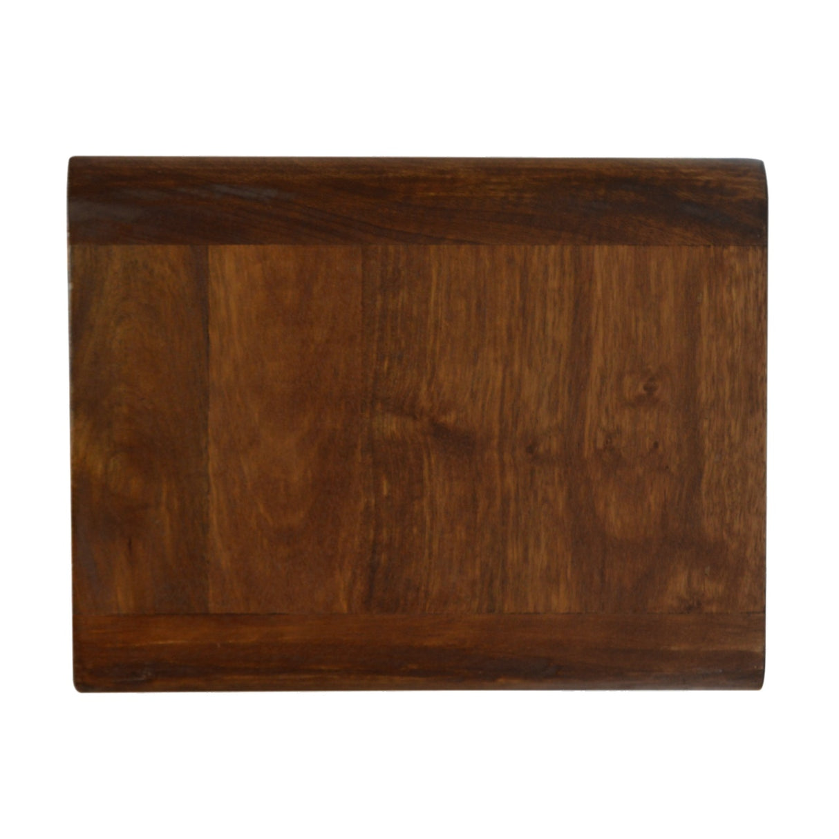 Solid Mango Wood Bedside Cabinet Curve Floating With 1 Drawer - Birmingham