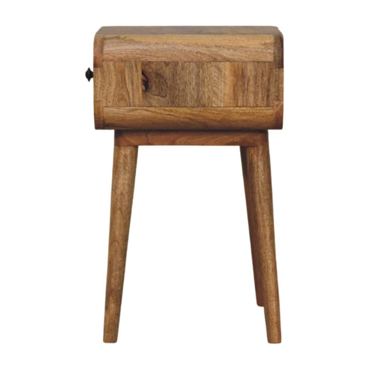Solid Mango Wood Bedside Cabinet Mini With 1 Drawer - Avora