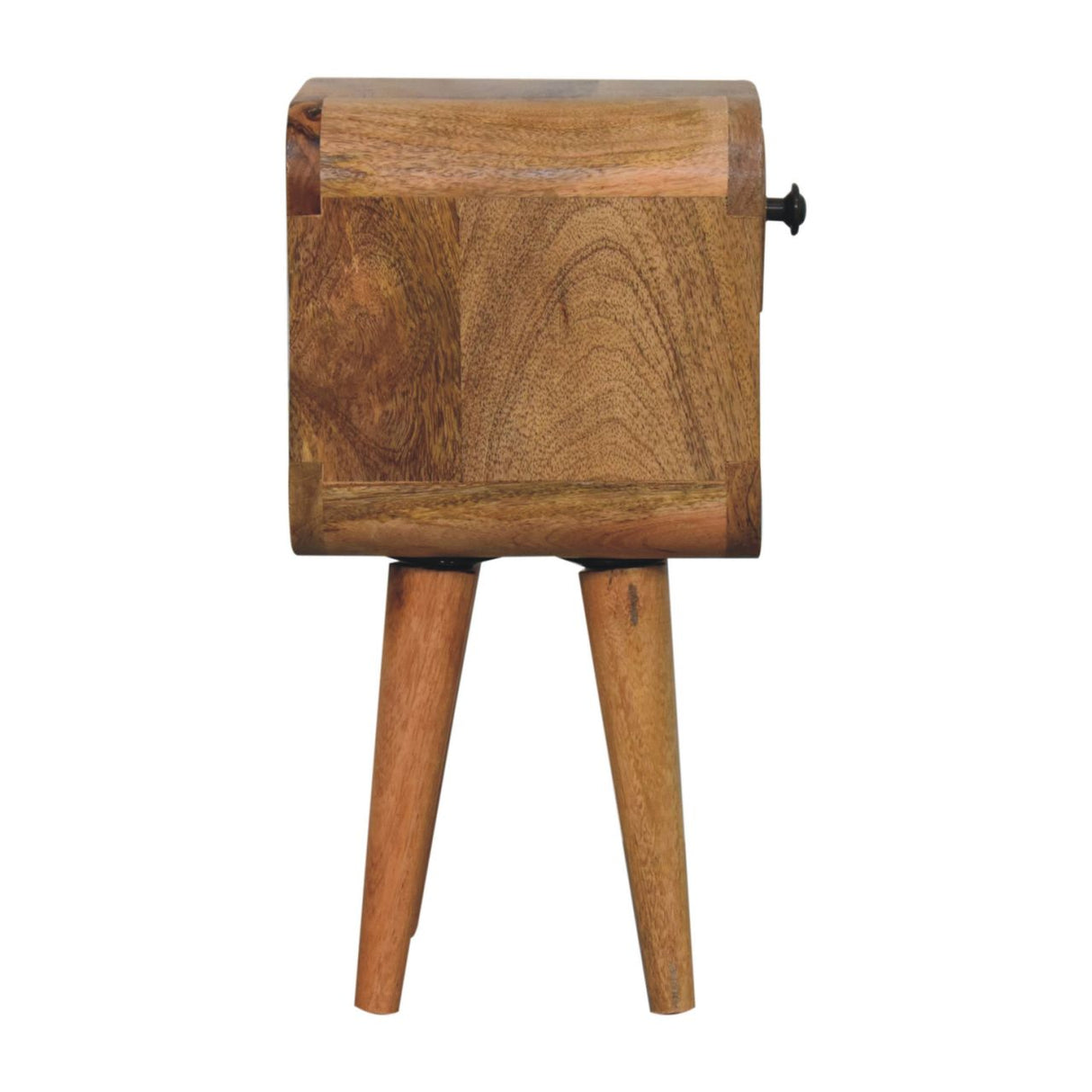 Solid Mango Wood Bedside Cabinet Mini Lower With 1 Drawer - Exeter