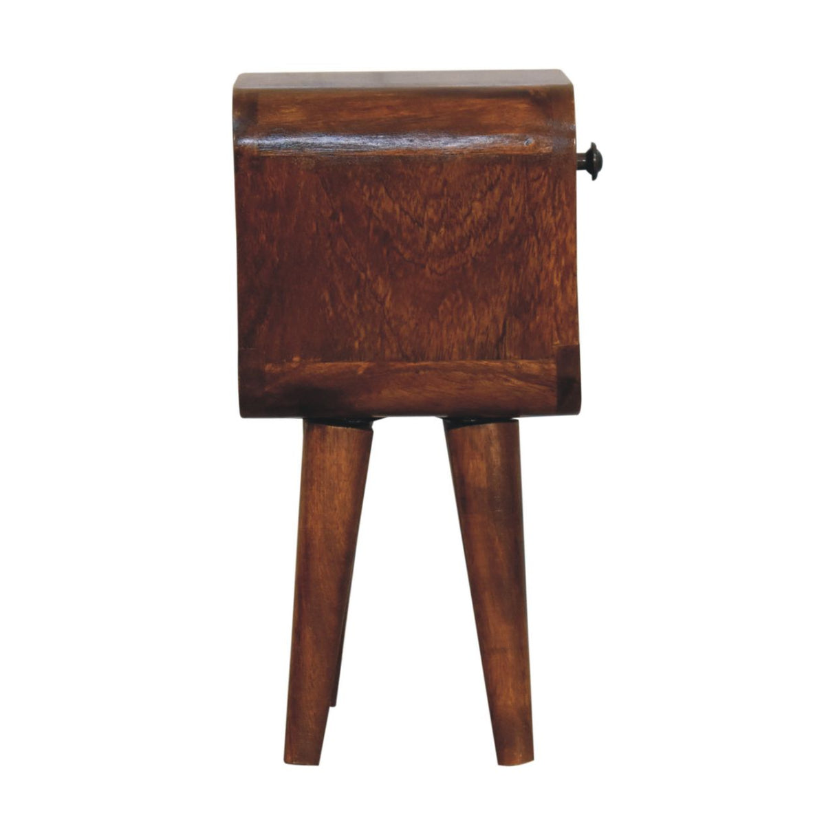 Solid Mango Wood Bedside Cabinet Mini Lower With 1 Drawer - Exeter