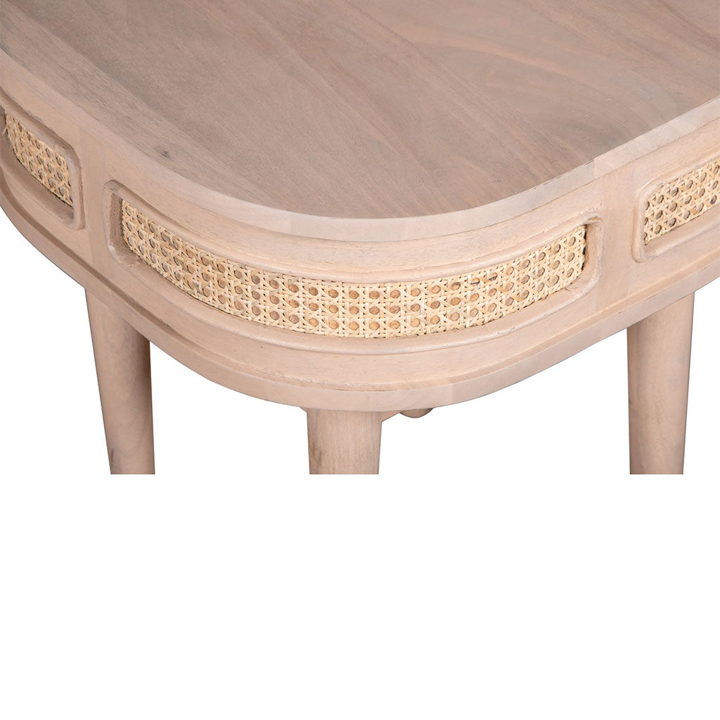 Solid Mango Wood Bedside Cabinet Square - Valencia