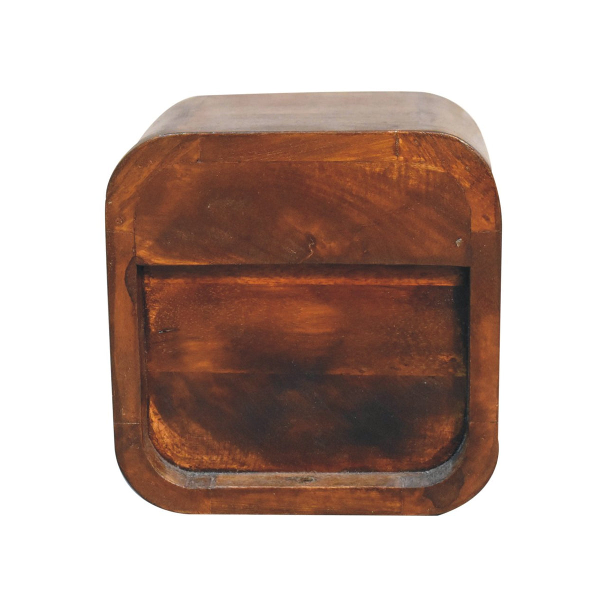 Solid Mango Wood Bedside Cabinet Wall Mounted With 1 Drawer - Exeter