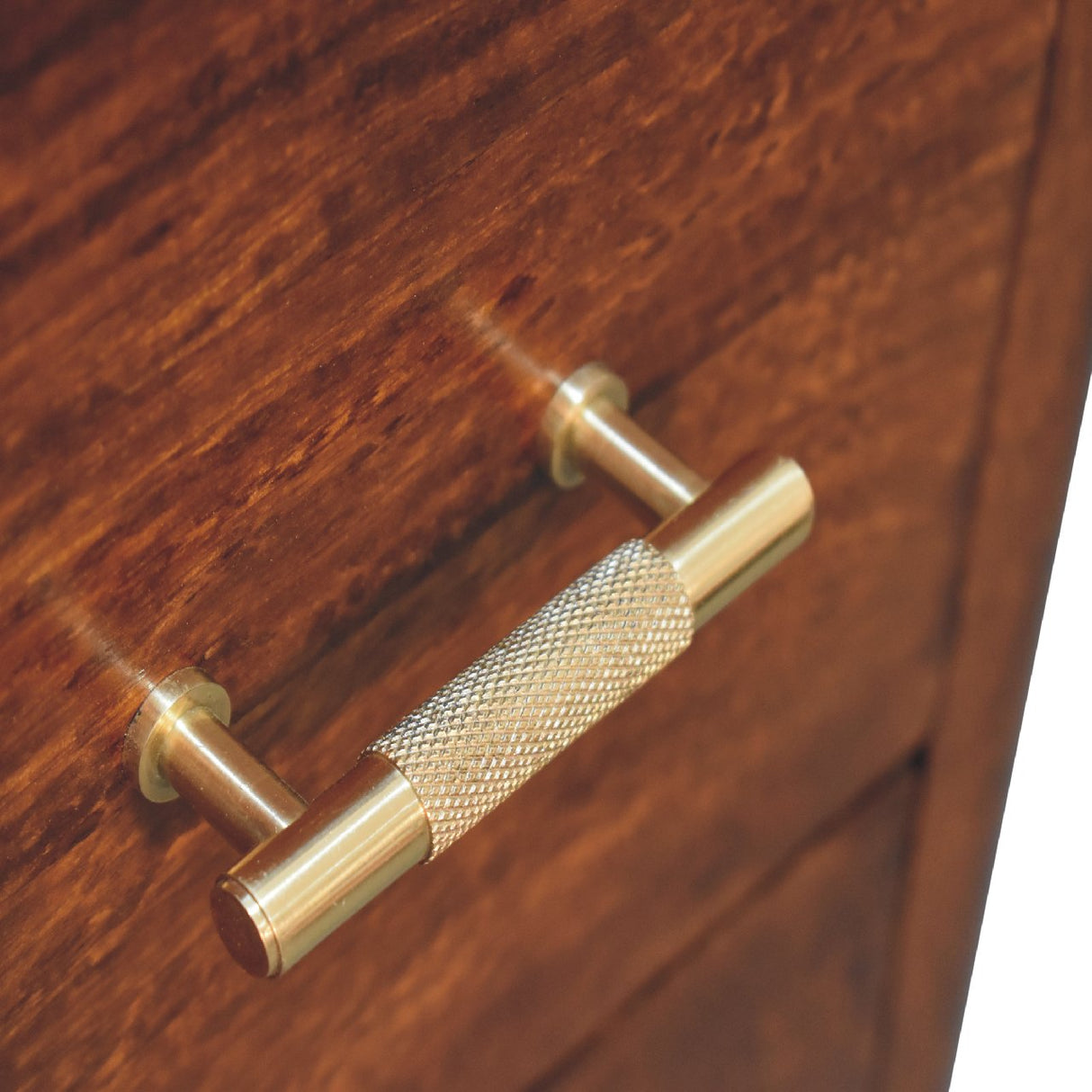 Solid Mango Wood Chest Of 3 Drawers - Luca