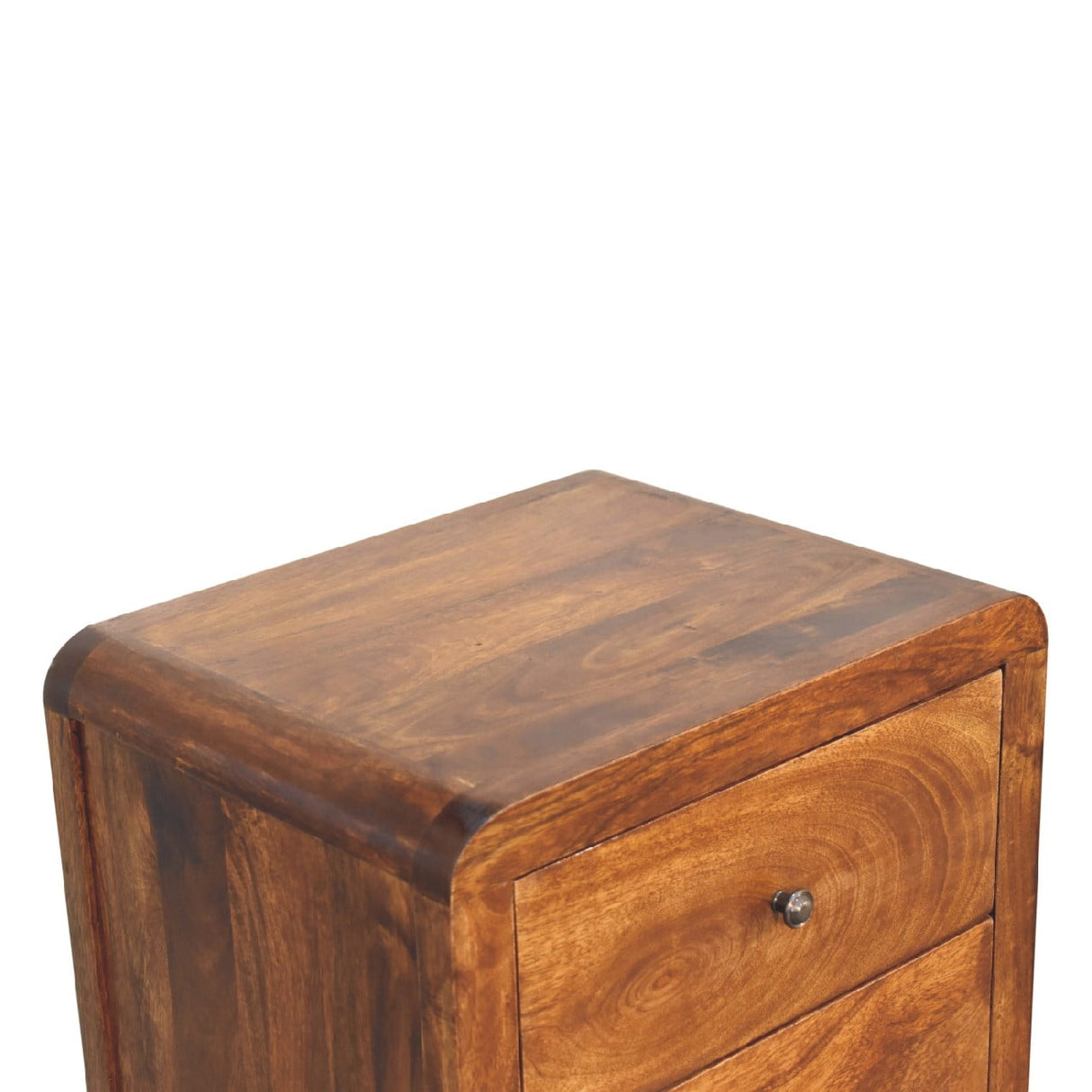 Solid Mango Wood Chest Of 5 Drawers - Aspen