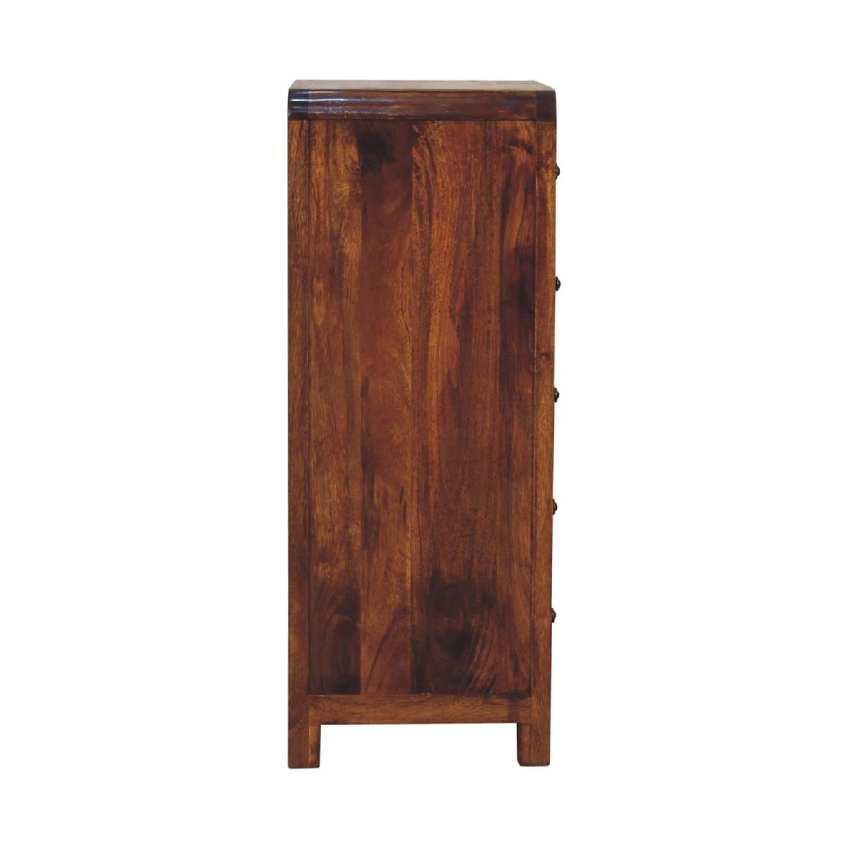 Solid Mango Wood Chest Of 5 Drawers - Aspen