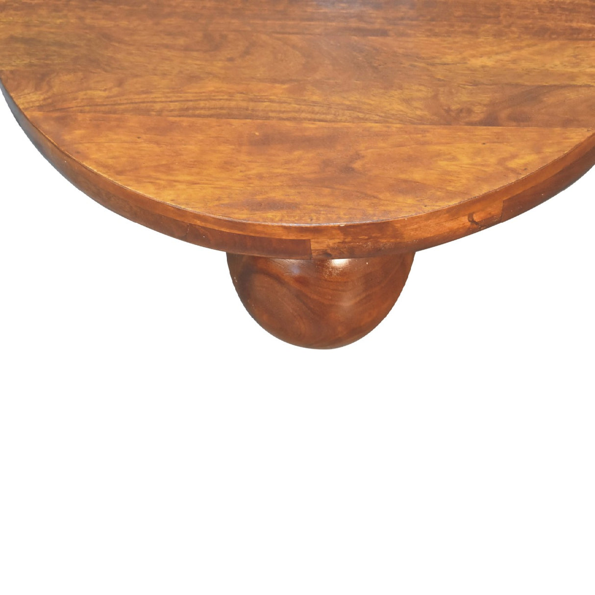 Solid Mango Wood Coffee Table Central Ball - Birmingham