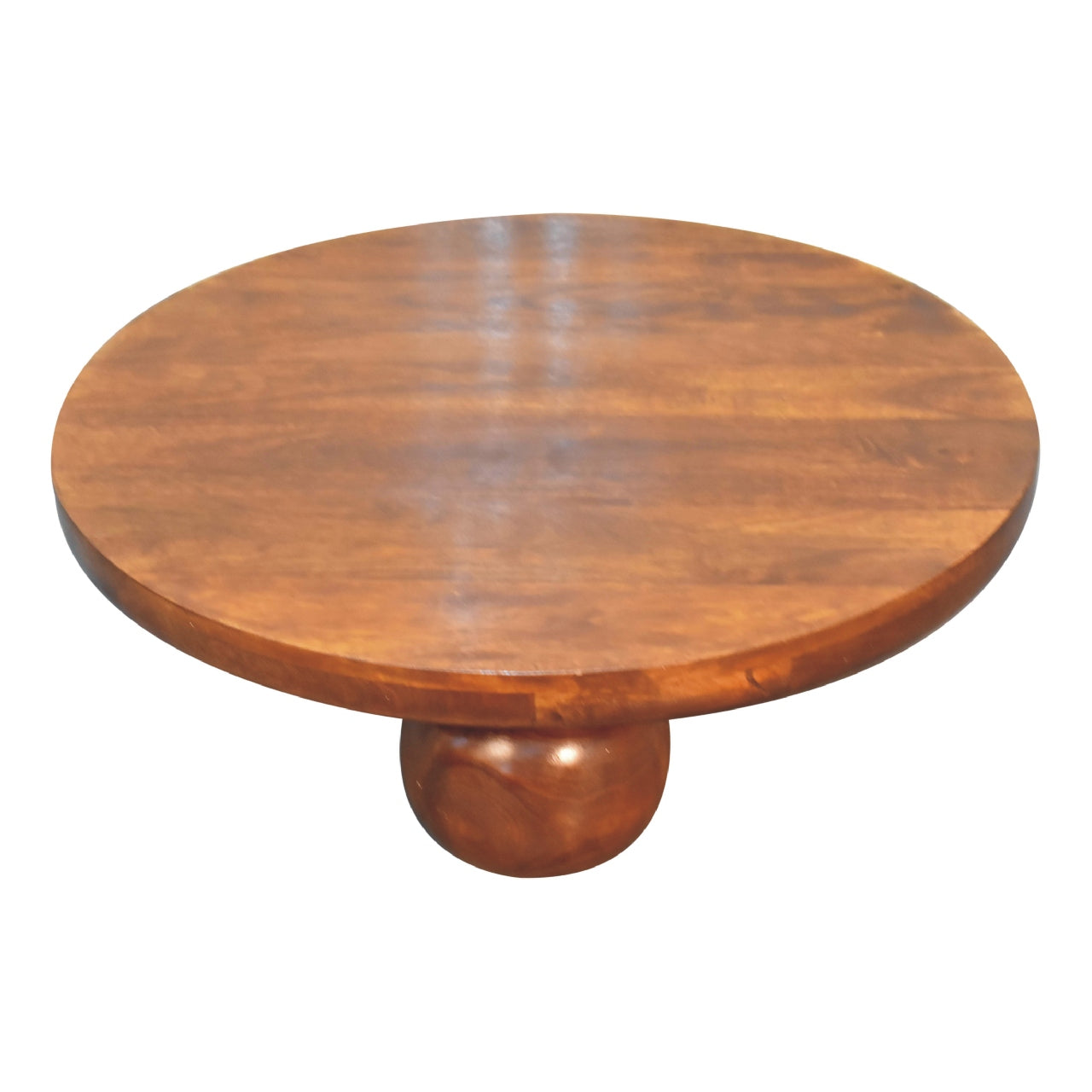 Solid Mango Wood Coffee Table Central Ball - Birmingham