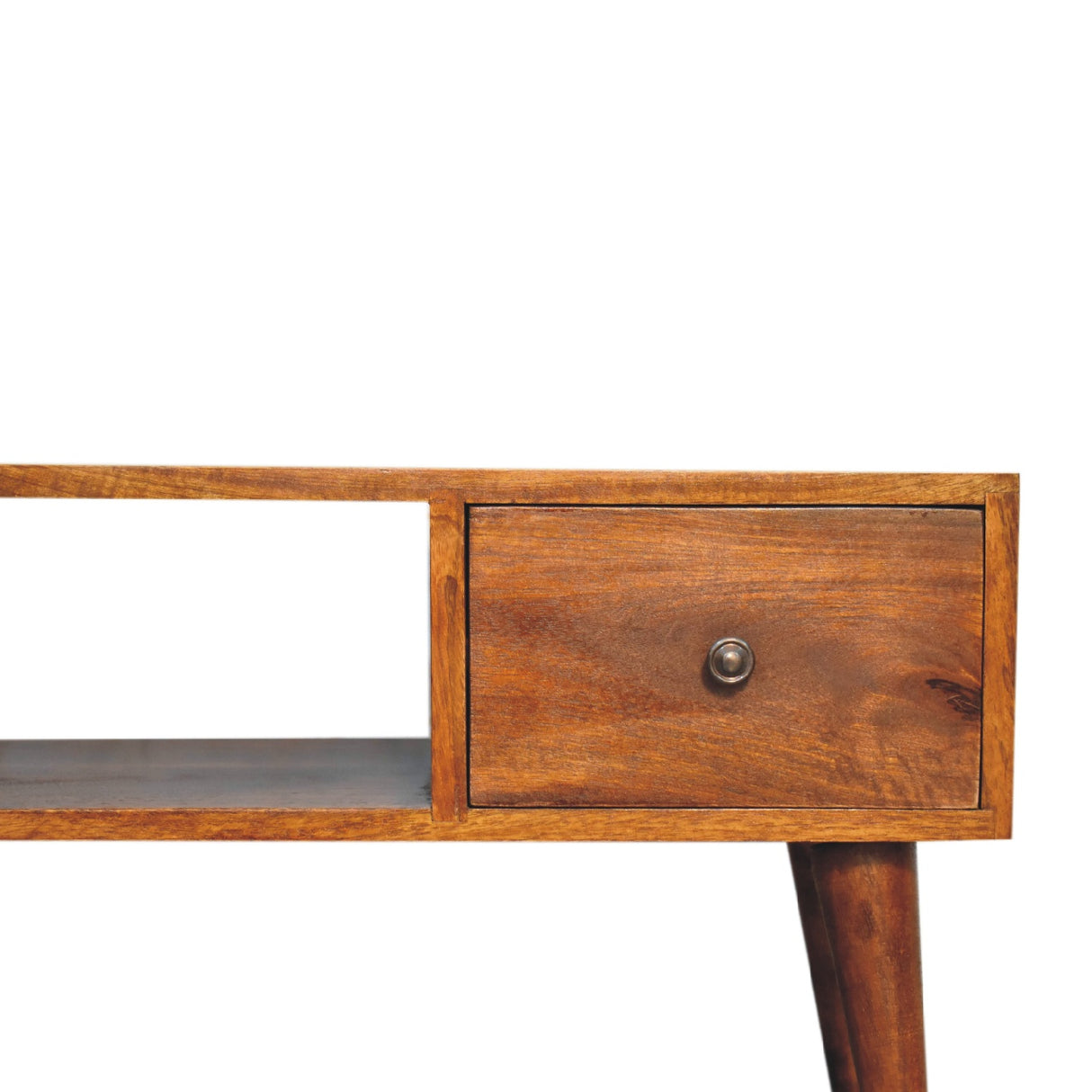 Solid Mango Wood Coffee Table Classic With 2 Drawers - Derby