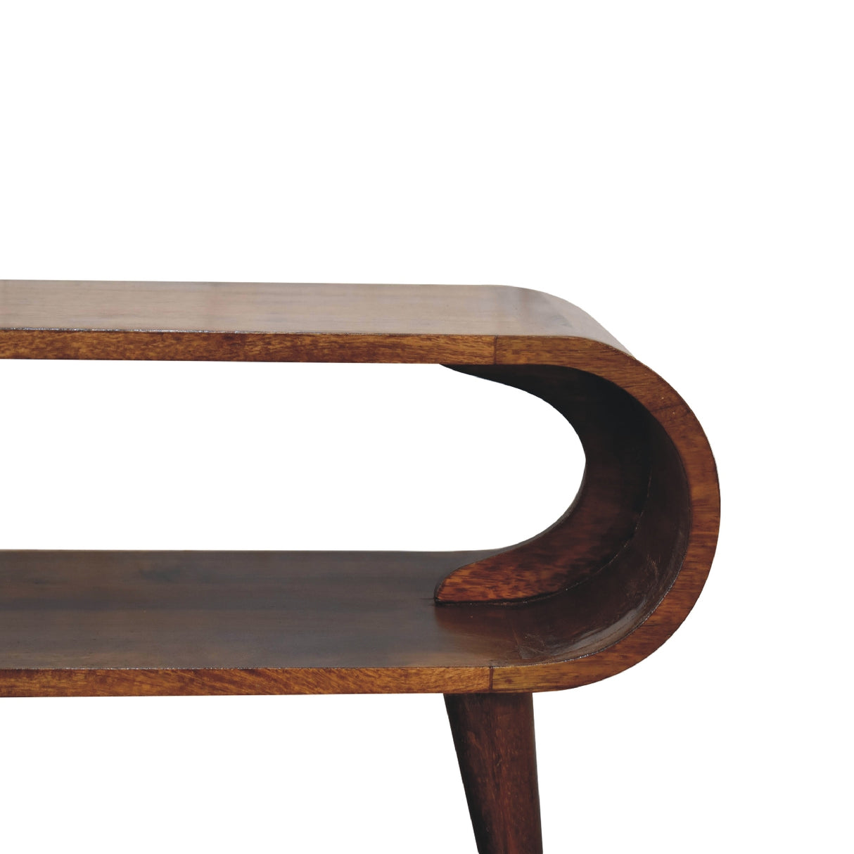 Solid Mango Wood Coffee Table in Nordic Style - Amaya