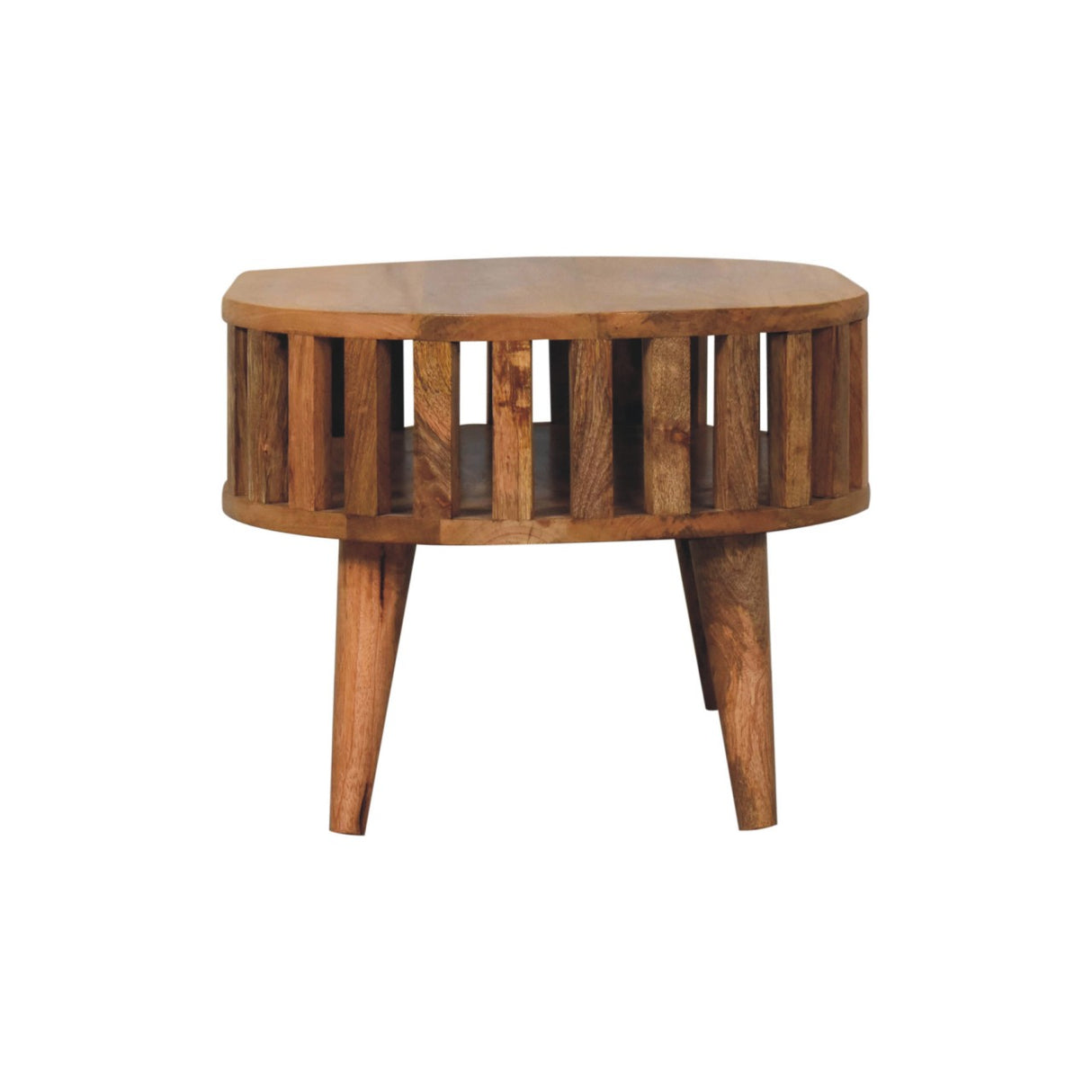 Solid Mango Wood Coffee Table Mini Rectangular - Ariella