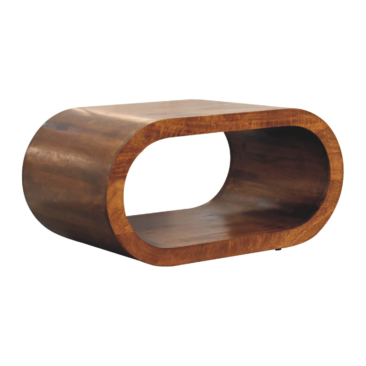 Solid Mango Wood Coffee Table Rectangular - Alina