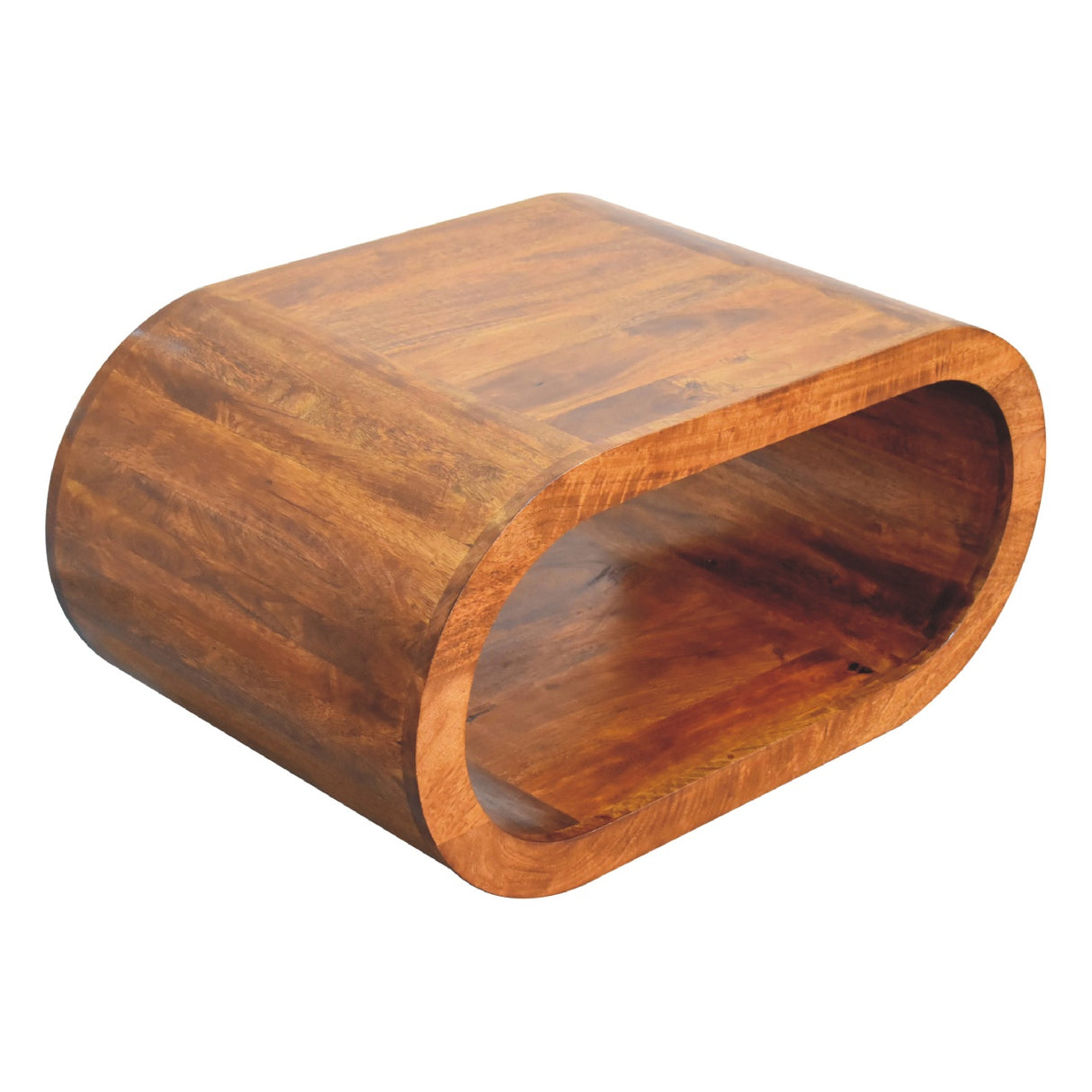 Solid Mango Wood Coffee Table Rectangular - Alina