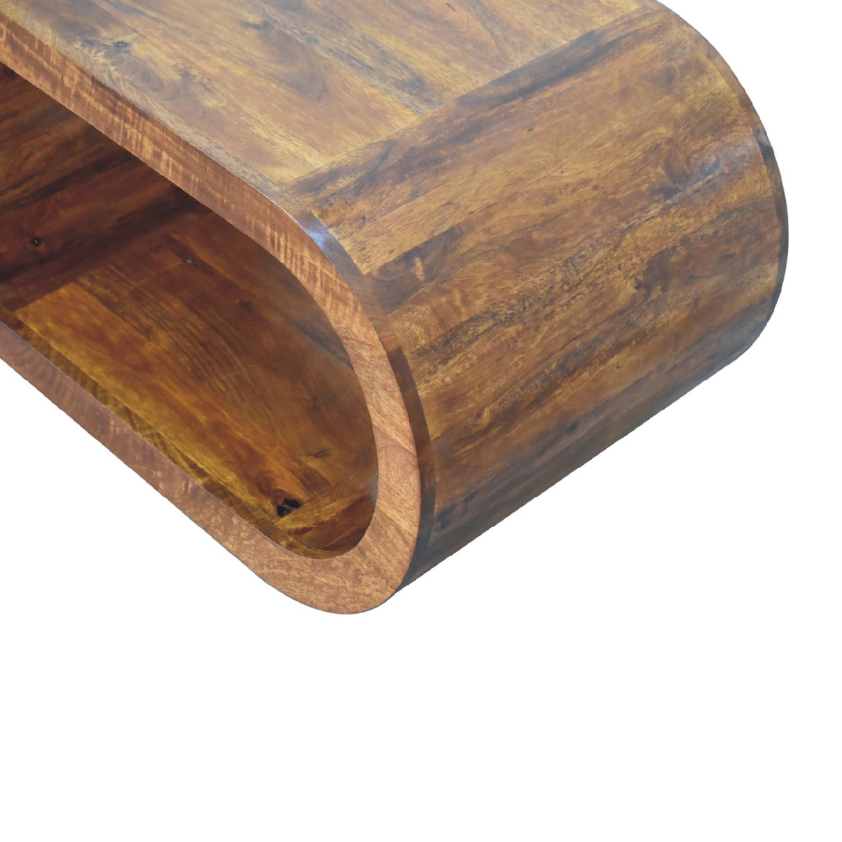 Solid Mango Wood Coffee Table Rectangular - Alina