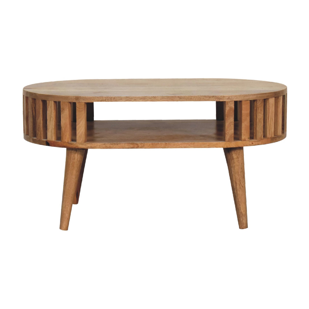 Solid Mango Wood Coffee Table Rectangular - Ariella