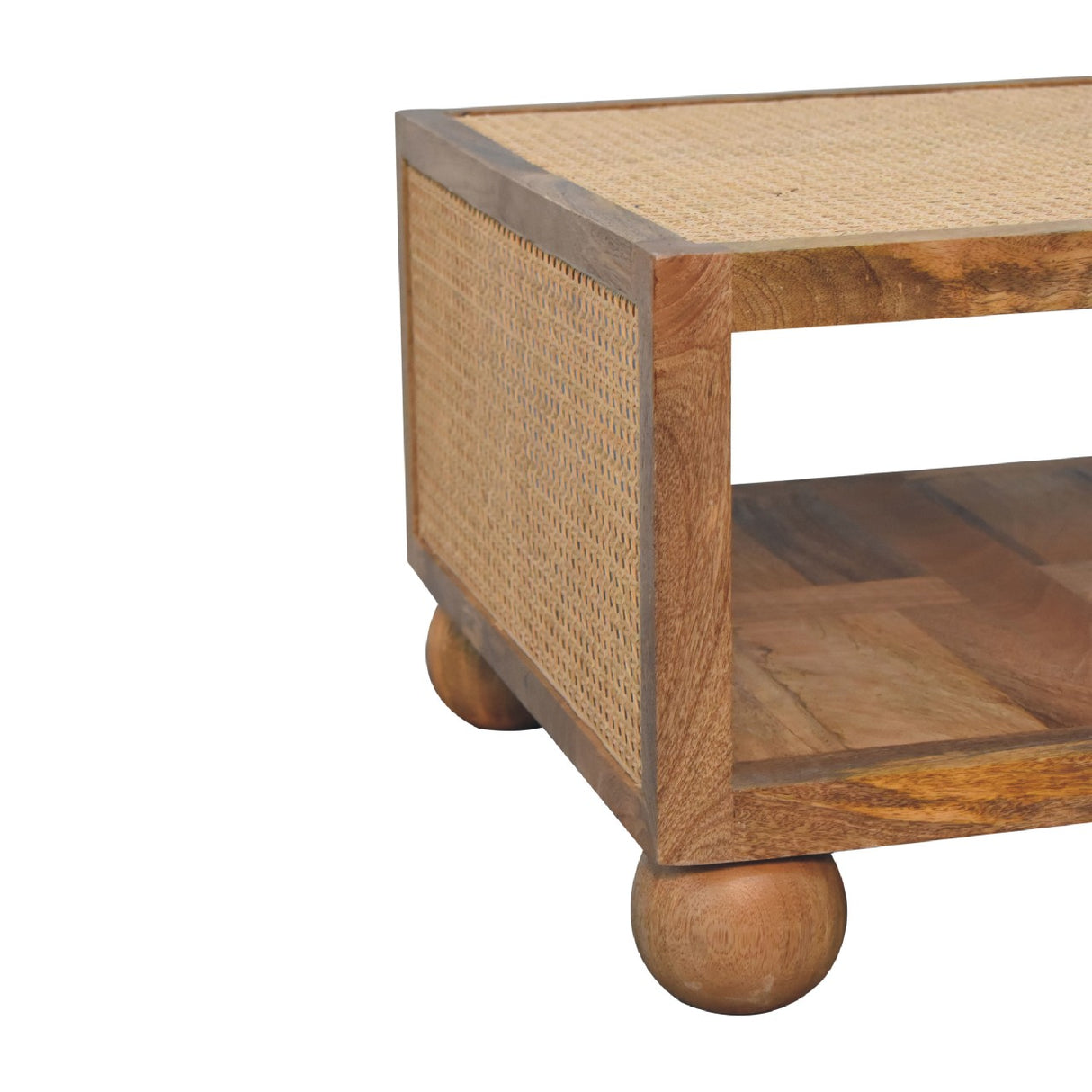 Solid Mango Wood Coffee Table Small - Larissa