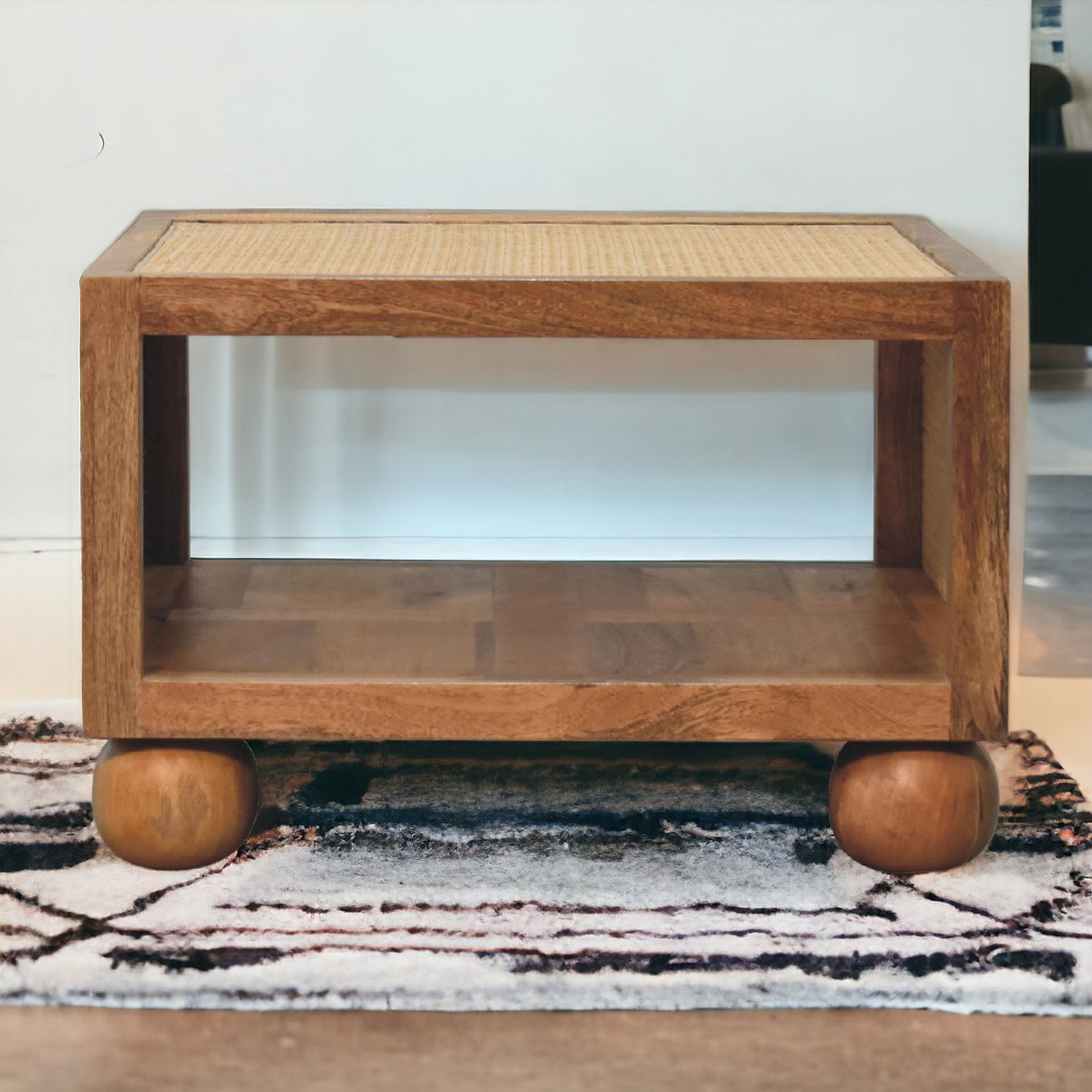 Solid Mango Wood Coffee Table Small - Larissa