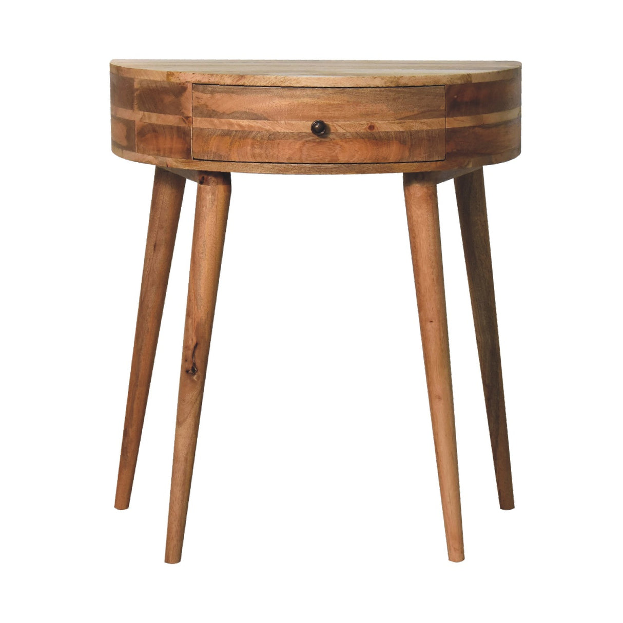 Solid Mango Wood Console Table With 1 Drawer - Odyssey