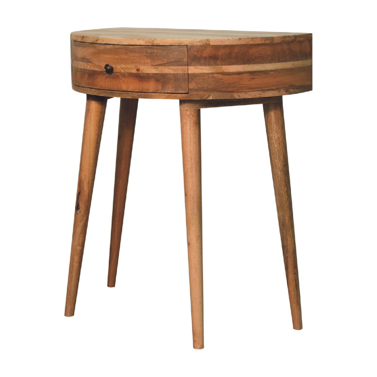 Solid Mango Wood Console Table With 1 Drawer - Odyssey