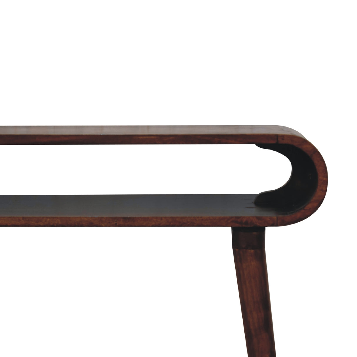 Solid Mango Wood Console Table in Nordic Style - Amaya