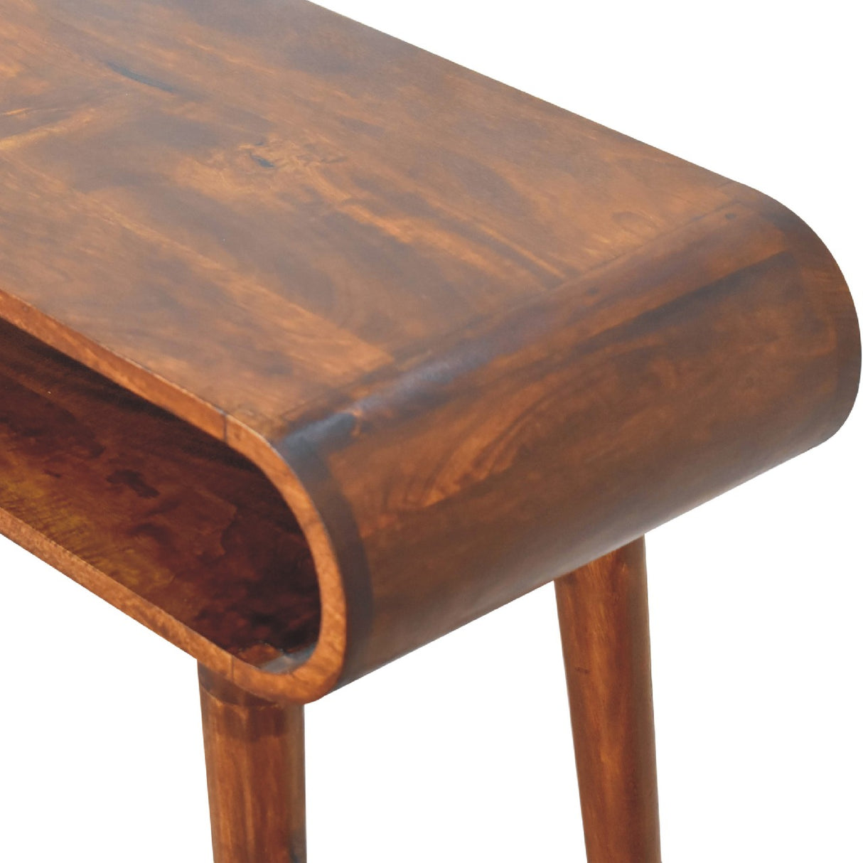 Solid Mango Wood Console Table in Nordic Style - Amaya