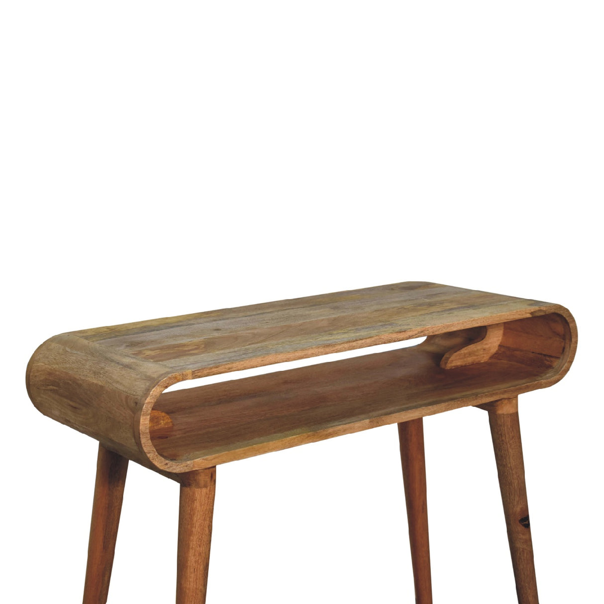 Solid Mango Wood Console Table in Nordic Style - Amaya