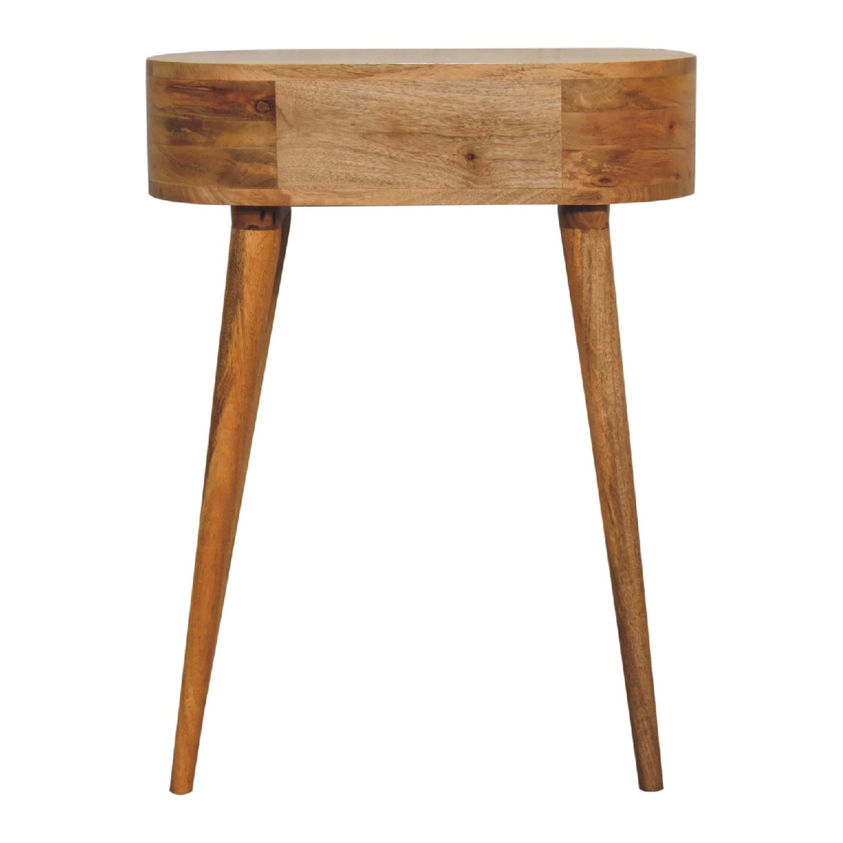 Solid Mango Wood Console Table Mini With 1 Drawer - Albion