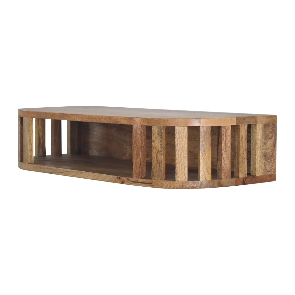 Solid Mango Wood Console Table Wall Mounted - Ariella