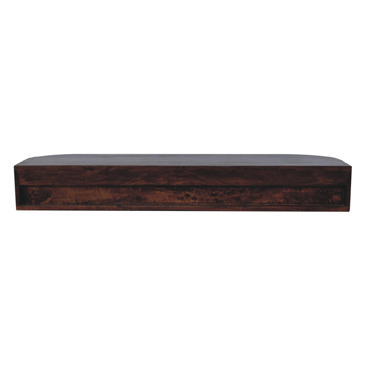 Solid Mango Wood Console Table Wall Mounted With 2 Drawers - Lunar