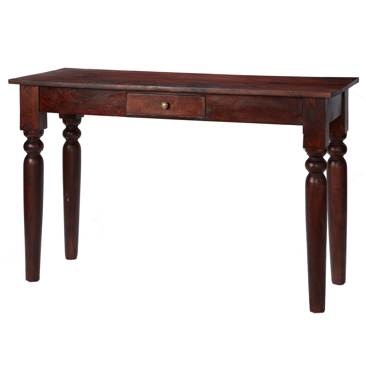 Solid Mango Wood Console Table With 1 Drawer - Jaipur