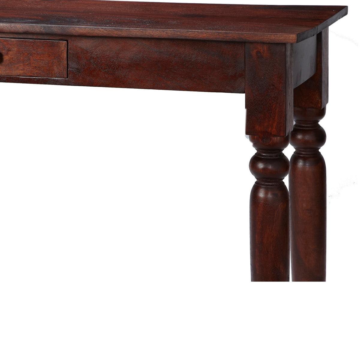Solid Mango Wood Console Table With 1 Drawer - Jaipur