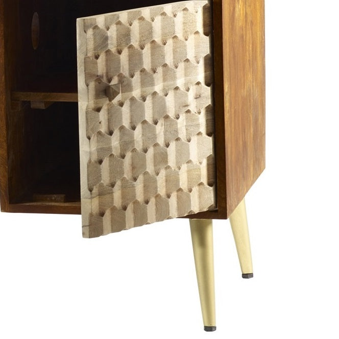 Solid Mango Wood Desk for Home And Office - Edison