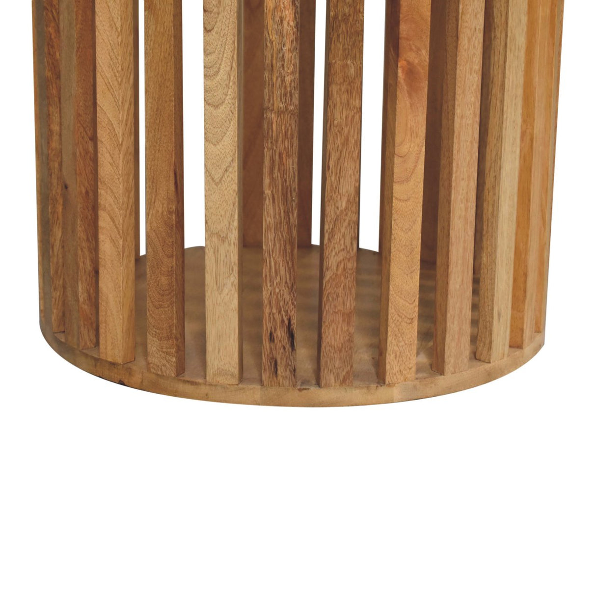 Solid Mango Wood Dining Table for 4 People Round - Ariella