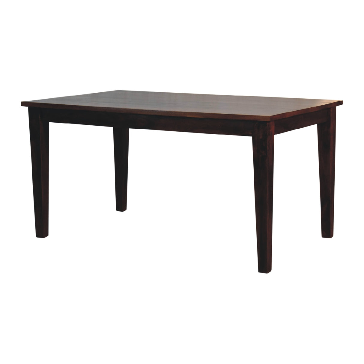 Solid Mango Wood Dining Table for 4 to 6 People Rectangular - Birmingham