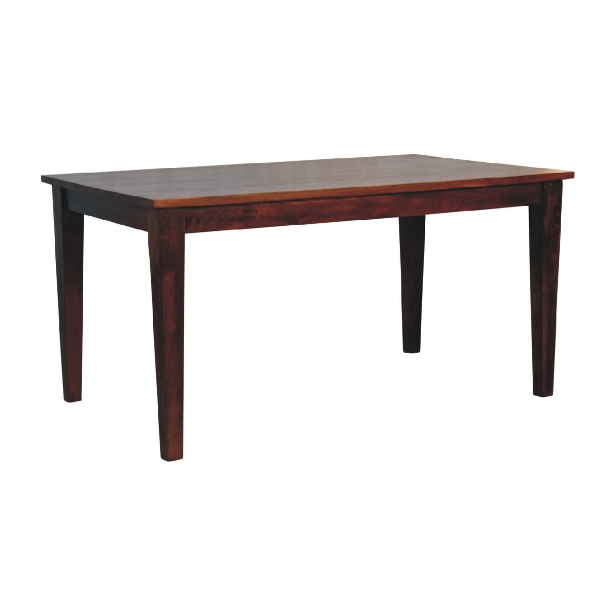Solid Mango Wood Dining Table for 4 to 6 People Rectangular - Birmingham