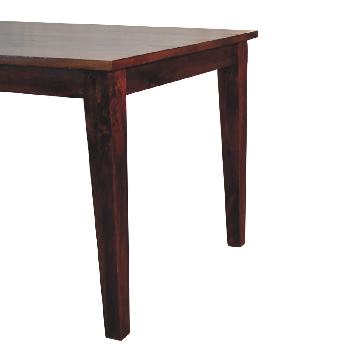 Solid Mango Wood Dining Table for 4 to 6 People Rectangular - Birmingham
