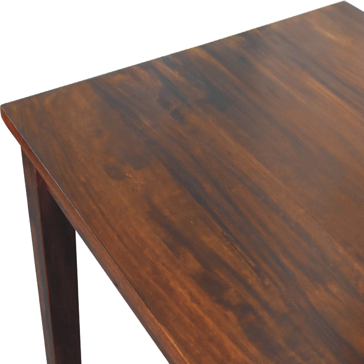 Solid Mango Wood Dining Table for 4 to 6 People Rectangular - Birmingham