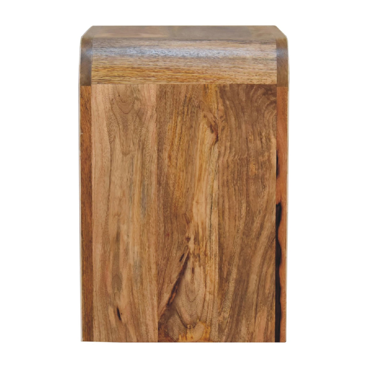 Solid Mango Wood End Table In Bone Inlay - Edessa