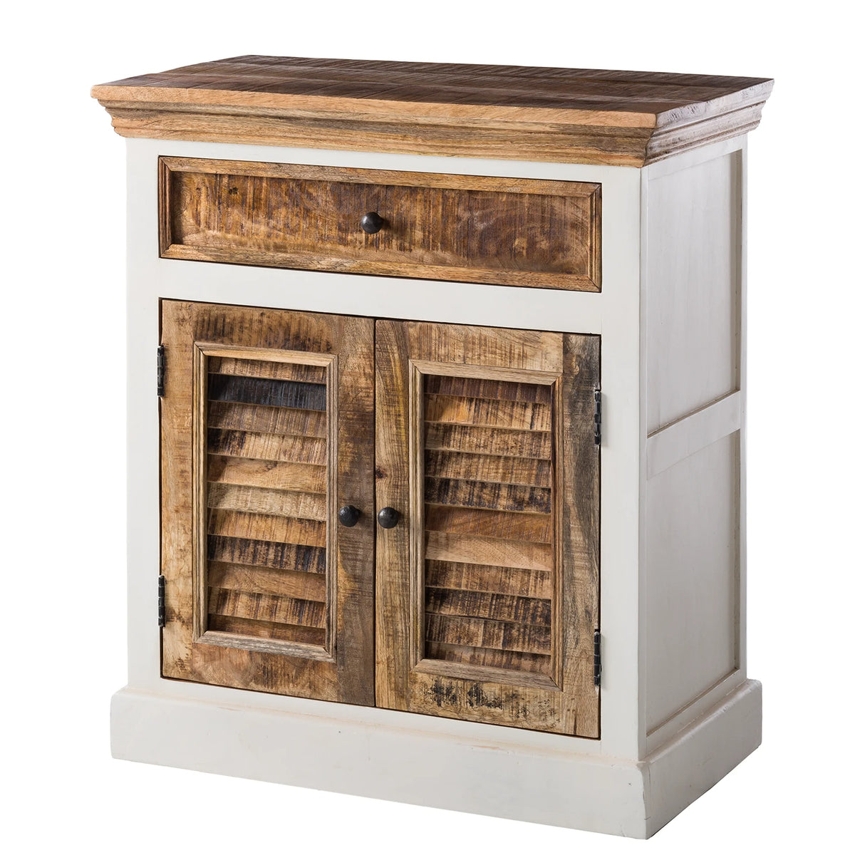 Solid Mango Wood Sideboard With 2 Doors And 1 Drawer - Alfie