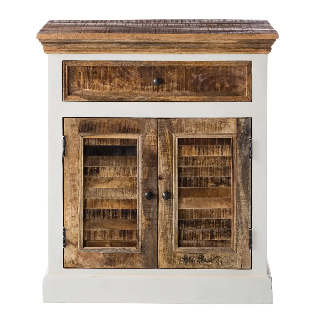 Solid Mango Wood Sideboard With 2 Doors And 1 Drawer - Alfie