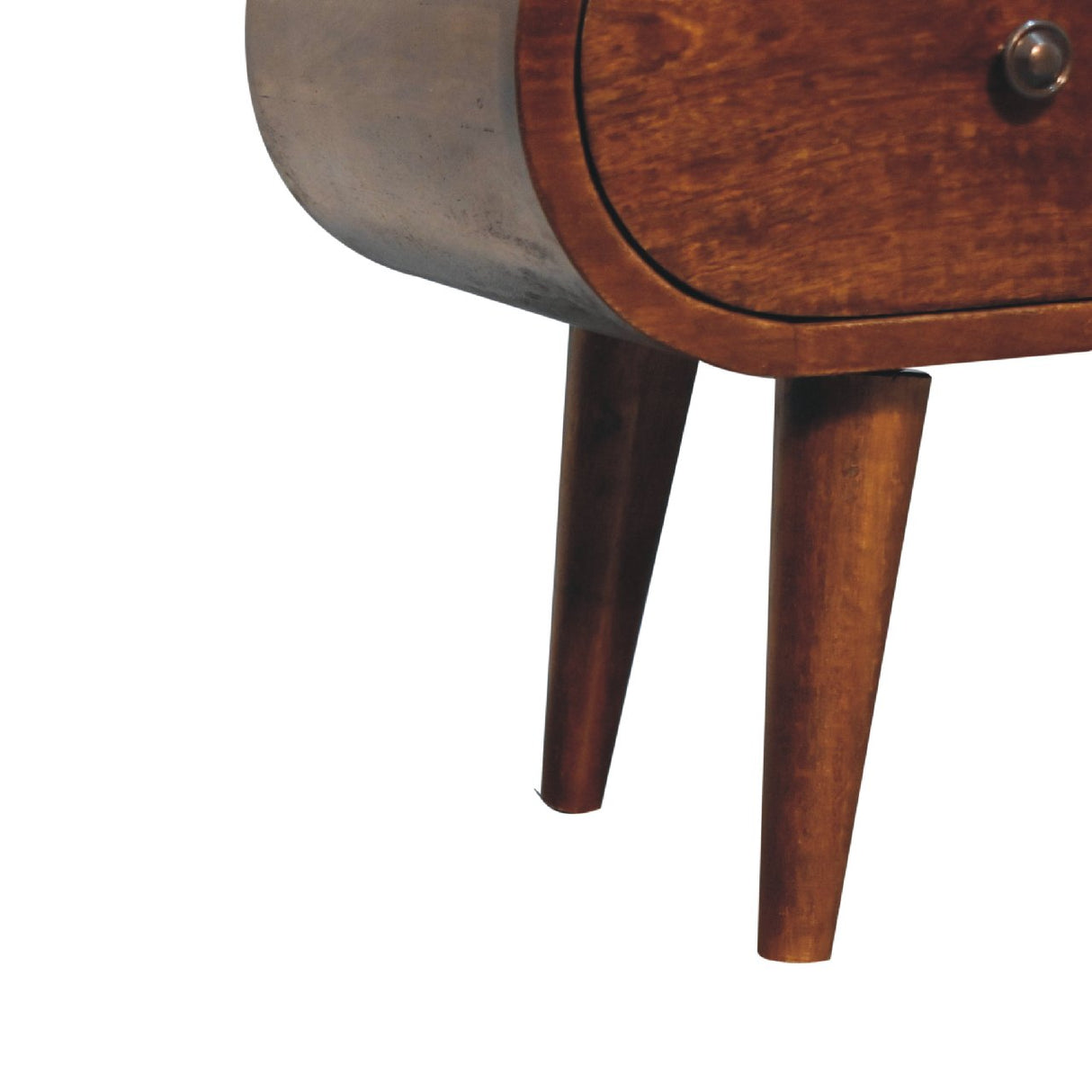 Solid Mango Wood TV Stand With 2 Drawers - London