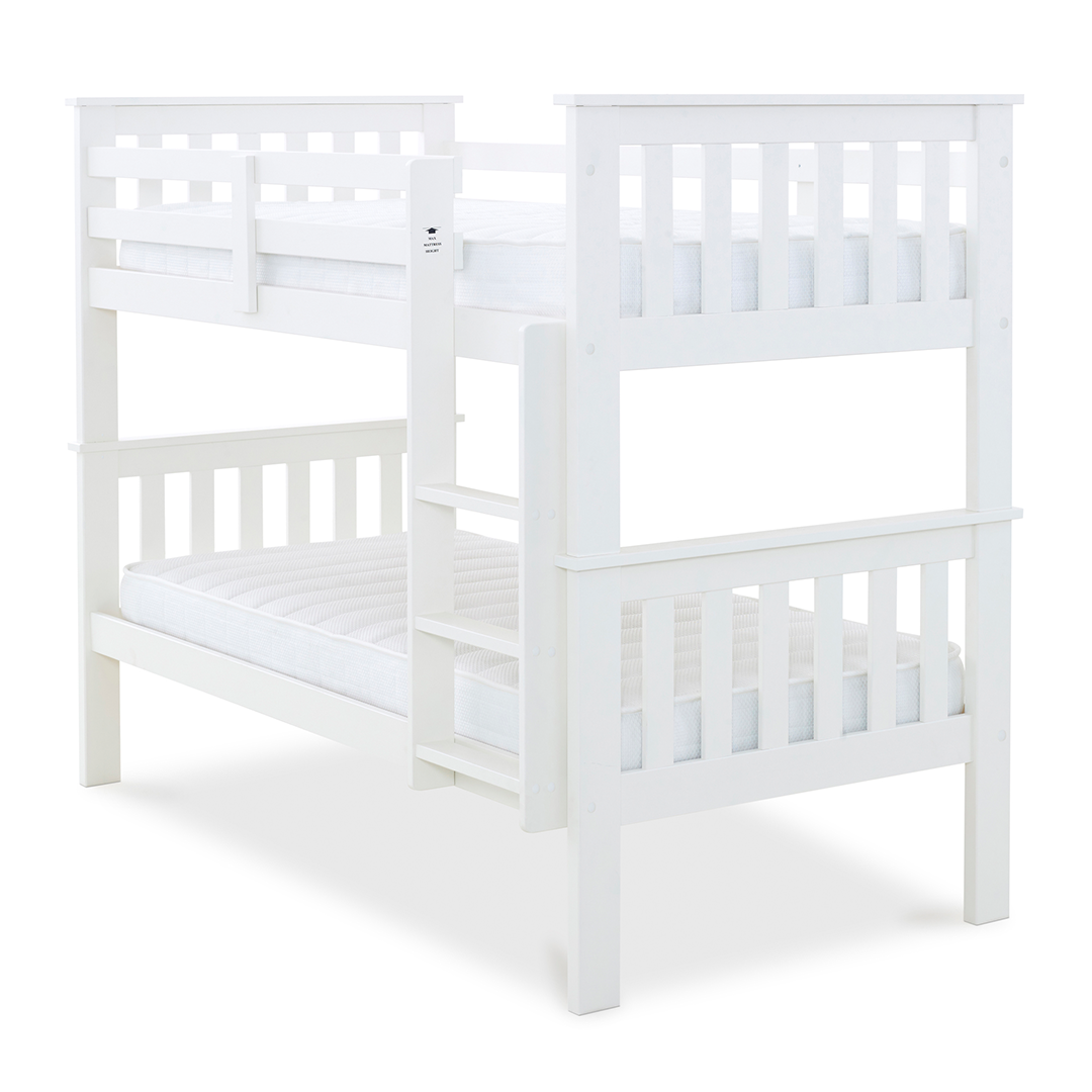 Solid Pine Wood Bunk Bed Single - Carra