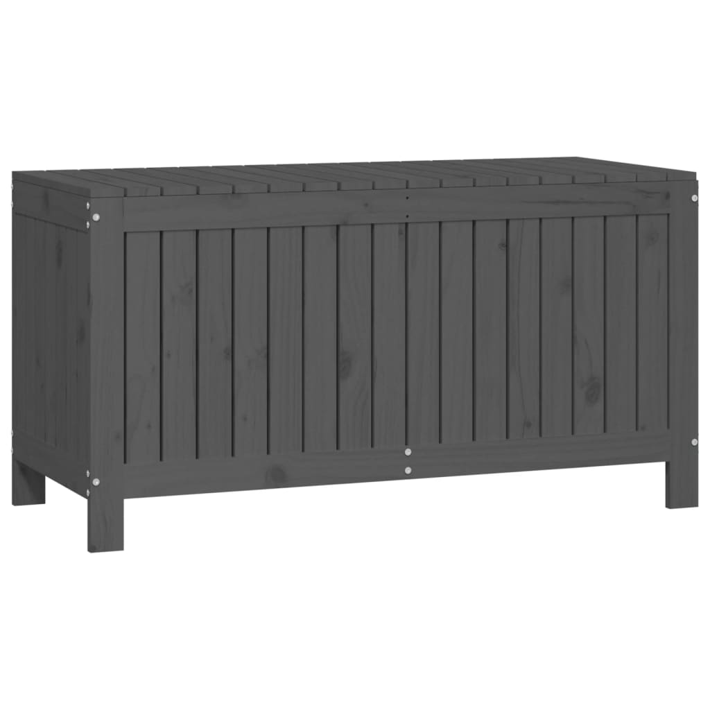 Solid Pine Wood Garden Storage Box 115cm Wide - Vantage Home