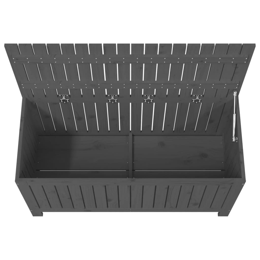 Solid Pine Wood Garden Storage Box 115cm Wide - Vantage Home