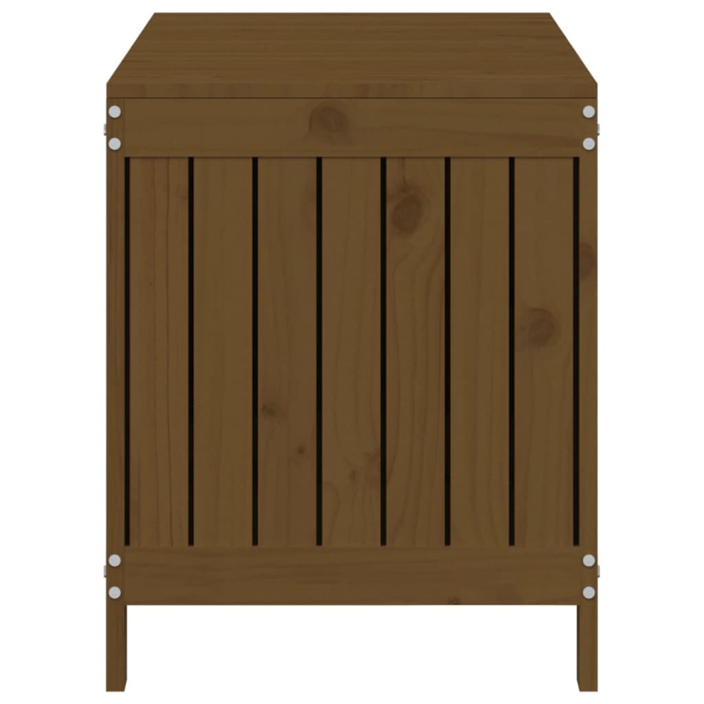 Solid Pine Wood Garden Storage Box 115cm Wide - Vantage Home