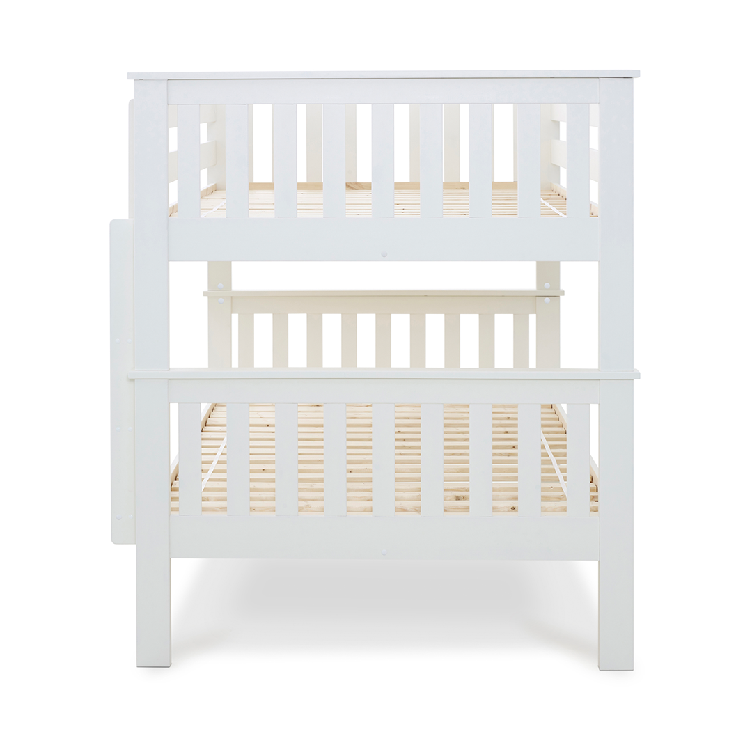 Solid Pine Wood Quadruple Bunk Bed Small Double - Oslo
