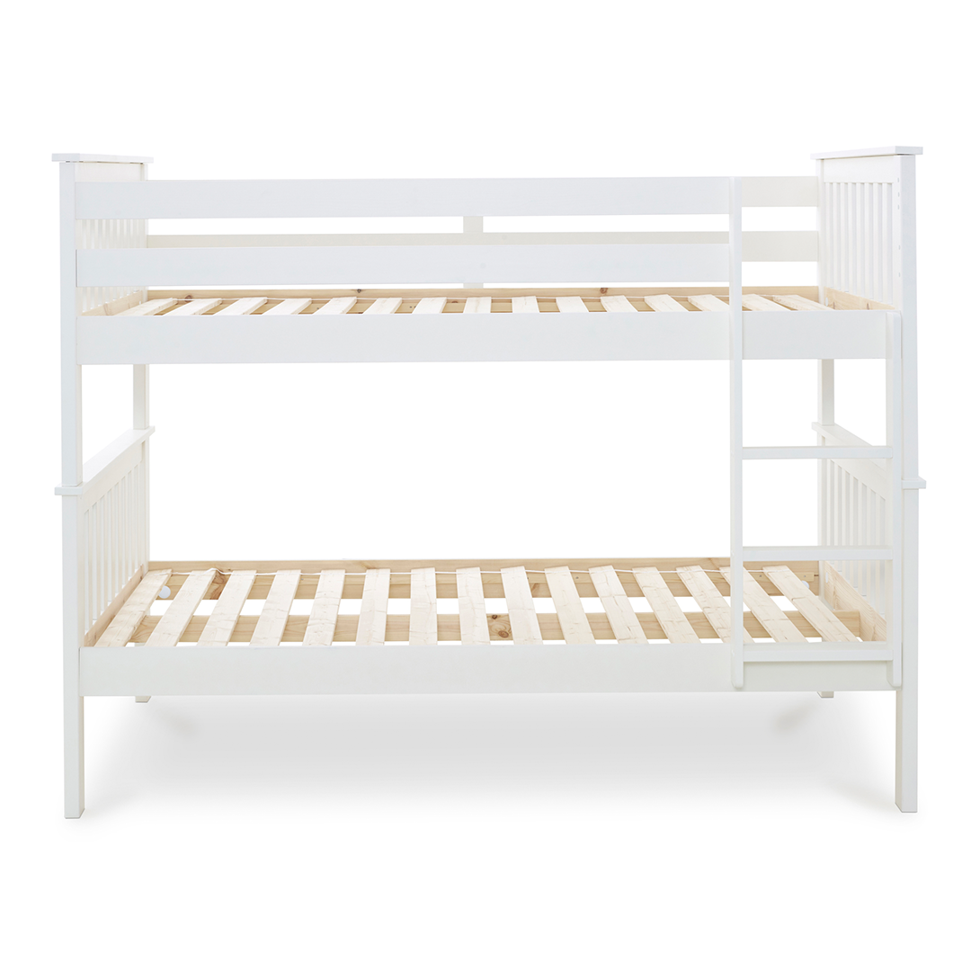 Solid Pine Wood Quadruple Bunk Bed Small Double - Oslo