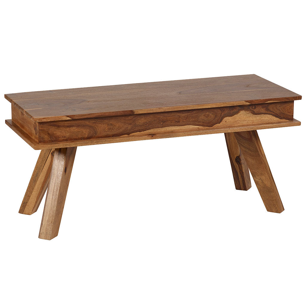 Solid Sheesham Wood Dining Bench for 3 People - Jodhpur