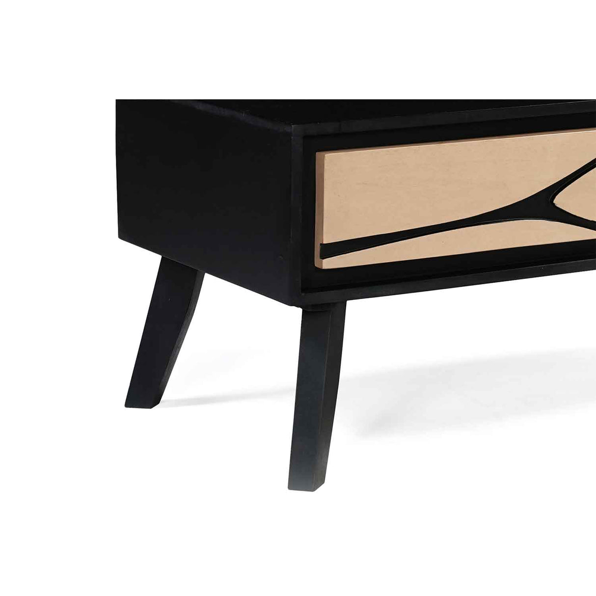 Solid Wood Coffee Table 110cm Wide With 2 Drawers - Austin