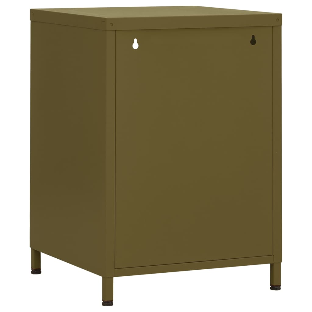 Steel Bedside Cabinet With 1 Door - Vantage Home